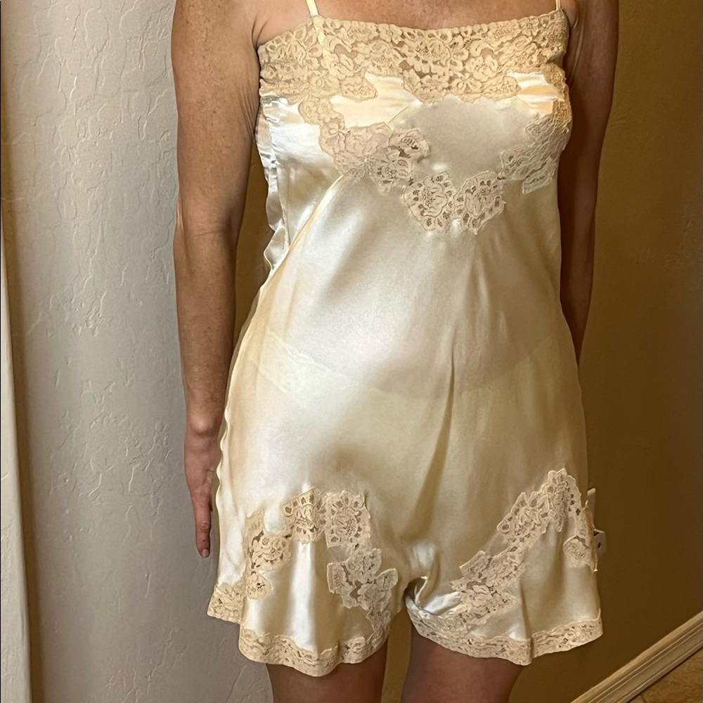 Vintage Silk 1930’s Chemise Step-In Lingerie